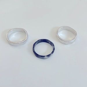 Old Navy Set of 3 Rings - Size 9